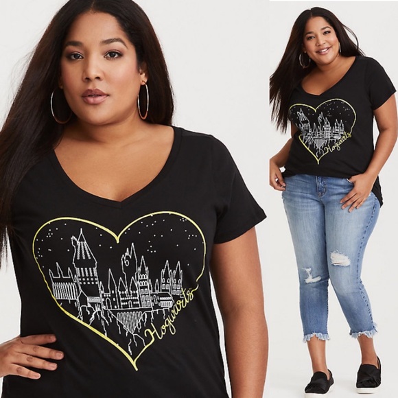 torrid Tops - NEW Torrid Hogwarts Heart Top Womens Plus 1X